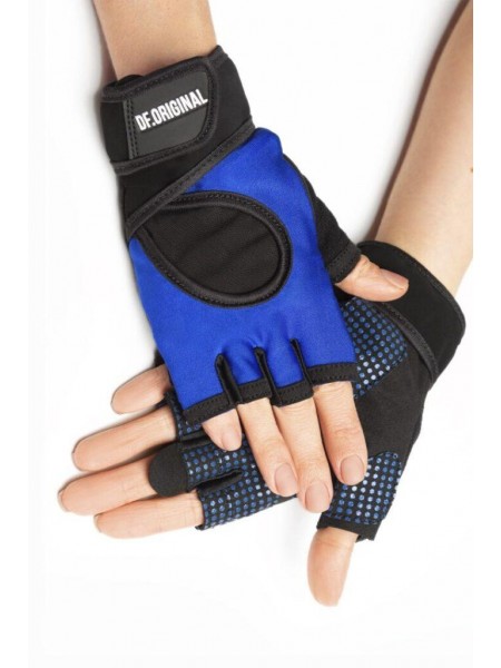 Жіночі рукавички для фітнесу Designed for Fitness DF Blue XS