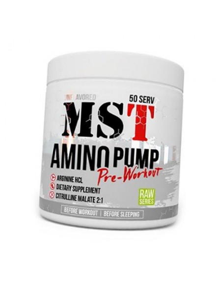 Амінокислоти перед тренуванням Amino Pump MST 300г Без смаку (27288019)