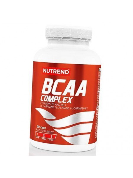 Амінокислоти з розгалуженими ланцюгами BCAA Complex Nutrend 120капс (28119007)