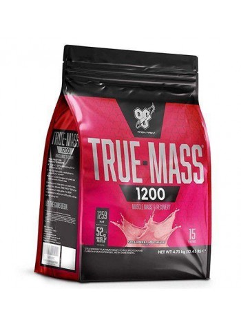Гейнер True-Mass 1200 BSN 4650г Полуниця молочний шейк (30158002)