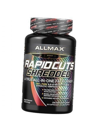 Жироспалювач термодженік Allmax Nutrition Rapidcuts Shredded 90 капс (02134009)