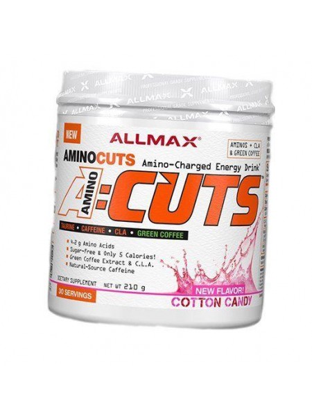 Жироспалювач з амінокислотами Allmax Nutrition Aminocuts 252 г Цукрова вата (02134013)