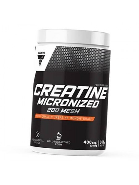 Креатин Моногідрат Creatine Micronized 200 mesh Trec Nutrition 400капс (31101006)