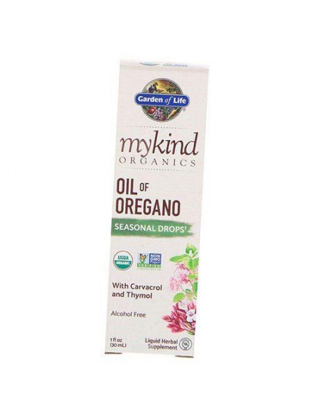 Олія орегана, Mykind Organics Oil of Oregano, Garden of Life 30мл (71473006)