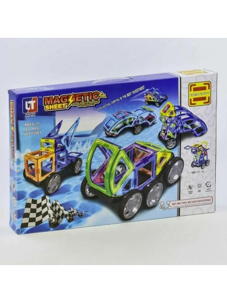 Дитячий конструктор магнітний Limo Toy LT3003 Синій (SK000367)