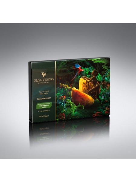 Мультивітамінна маска для обличчя Маракуйя Vigor 4 шт