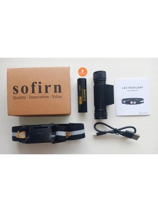 Тактичний ліхтар налобний Sofirn H25LR з червоним світлом 660лм 3000 мАг