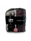 Набір Масажний Ролик М'яч подвійний Масажний М'яч UP & FORWARD MAX Pink