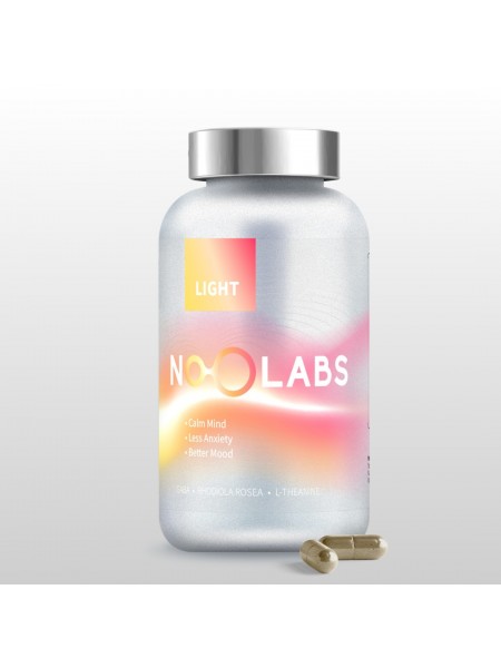 Натуральна добавка LIGHT NOOLABS при тривозі панічних атаках нервових станах 60 капсул