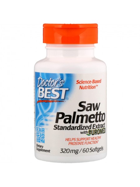Зі Пальмето Saw Palmetto Doctor's Best екстракт 320 мг 60 капсул