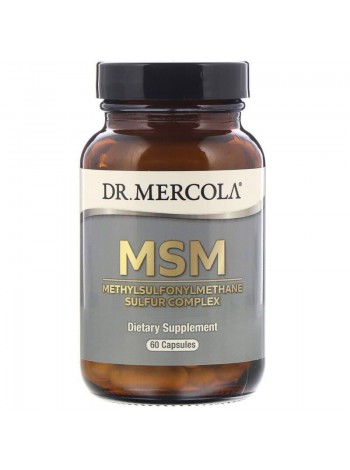 МСМ з органічною сірою MSM Sulfur Dr. Mercola комплекс 60 капсул