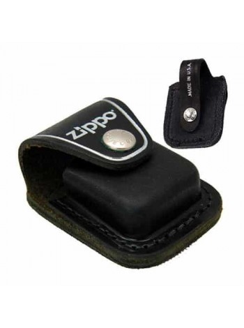 Чохол для запальничок Zippo Чорний з ремінцем (LPLBK)