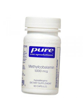 Вітамін В12 Метилкобаламін Methylcobalamin 1000 Pure Encapsulations 60вегкапс (36361019)