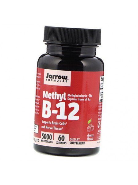 Метил В12 Methyl B-12 5000 Jarrow Formula 60леденців Вишня (36345041)