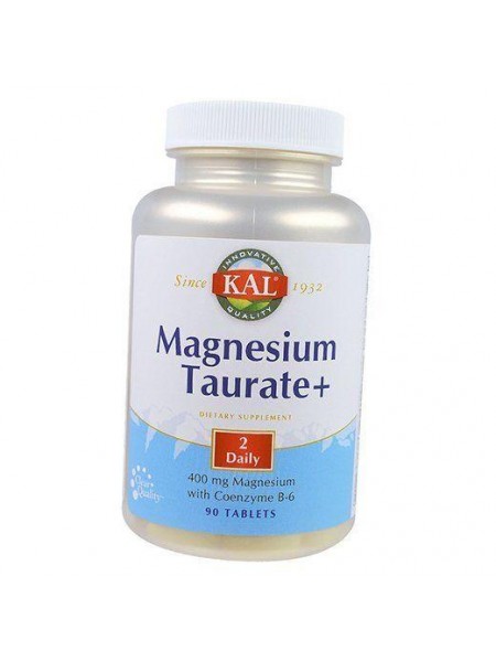 Таурат Магнію та Вітамін В6 Magnesium Taurate 400 KAL 90таб (36424010)