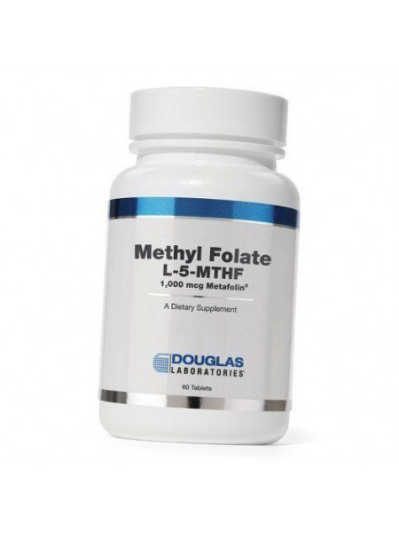 Фолат метафолін Methyl Folate L-5-MTHF Douglas Laboratories 60таб (36414038)