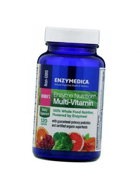 Ферменти та мультивітаміни для жінок Enzyme Nutrition for Women Enzymedica 60капс (36466001)