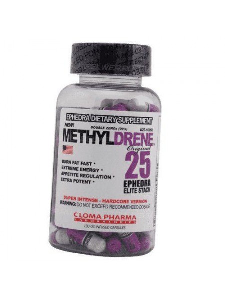 Комплексний Жироспалювач Methyldrene 25 Elite Cloma Pharma 100капс (02081005)