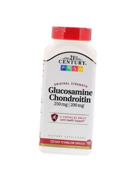 Глюкозамін Хондроїтин Glucosamine Chondroitin 21st Century 120капс (03440001)