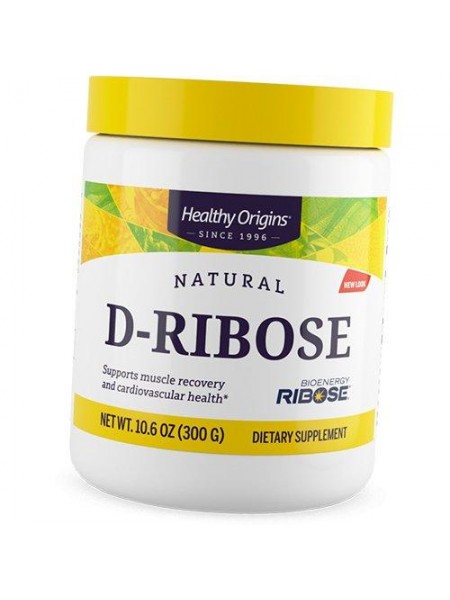 Рибоза D-Ribose Powder Healthy Origins 300г (16354001)