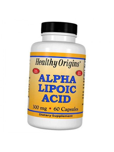 Альфа Ліпоєва кислота капсули Alpha Lipoic Acid 300 Healthy Origins 60капс (70354003)