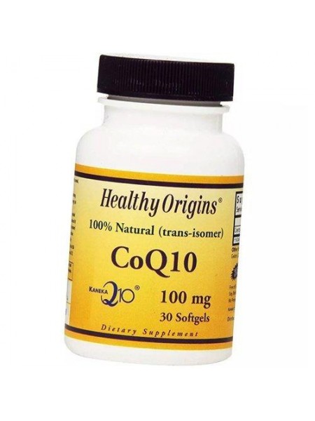 Експертим у капсулах CoQ10 100 Healthy Origins 30 шкарпеточкапс (70354020)