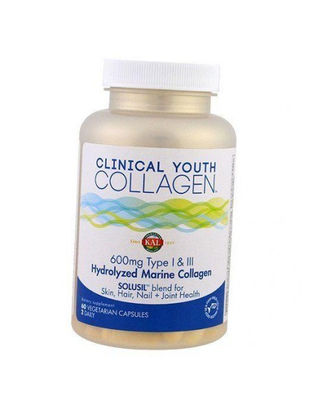 Гідролізований Морський Колаген Clinical Youth Collagen KAL 60вігкапс (68424001)