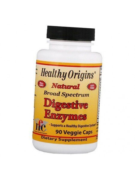 Травні Ферменти Digestive Enzymes Healthy Origins 90вігкапс (69354002)