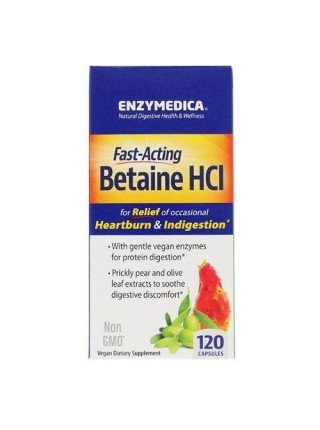 Бетаїн Betaine HCl Enzymedica 120капс (72466001)