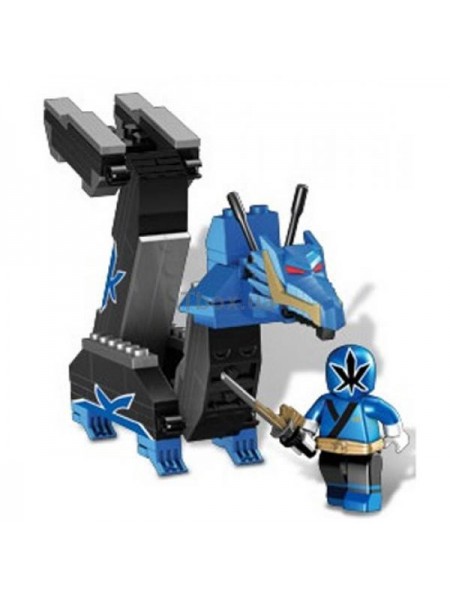 Конструктор Power Rangers Samurai Blue Зорд Дракон Mega Bloks IR33494