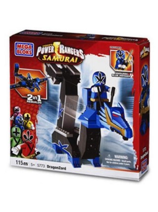 Конструктор Power Rangers Samurai Blue Зорд Дракон Mega Bloks IR33494