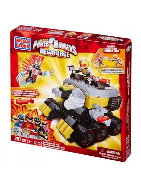 Конструктор Power Rangers Megaforce Поєдинок Король роботів і Врак Mega Bloks IR33532