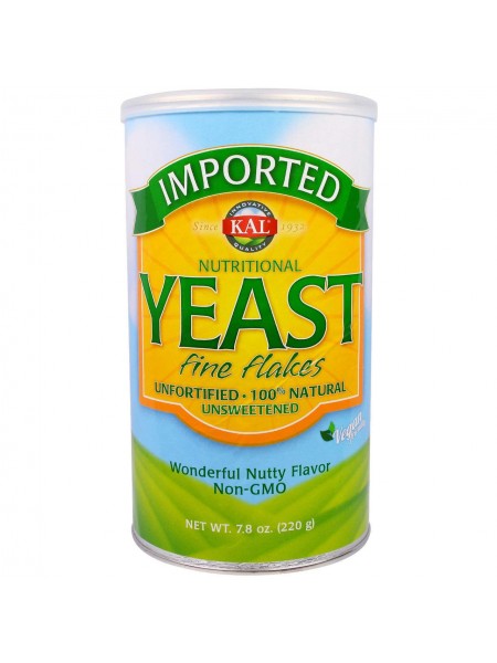 Харчові дріжджі Nutritional Yeast KAL дрібні пластівці 220 г