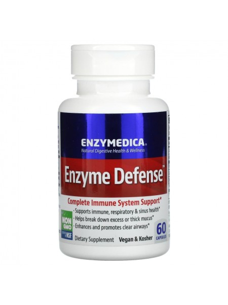 Протеолітичні ферменти Enzyme Defense Enzymedica ViraStop 60 капсул