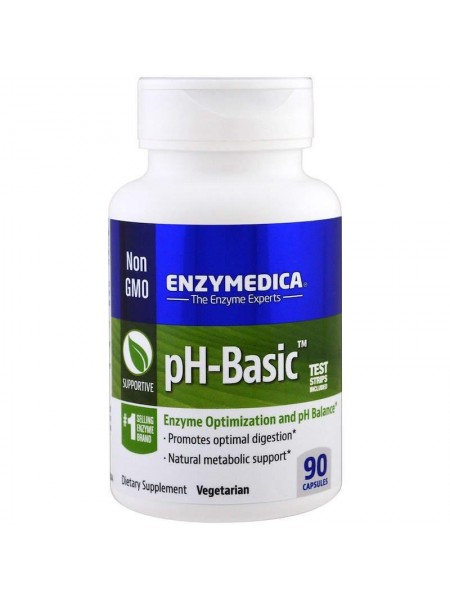 Підтримка балансу pH ферменти pH-Basic Enzymedica 90 капсул