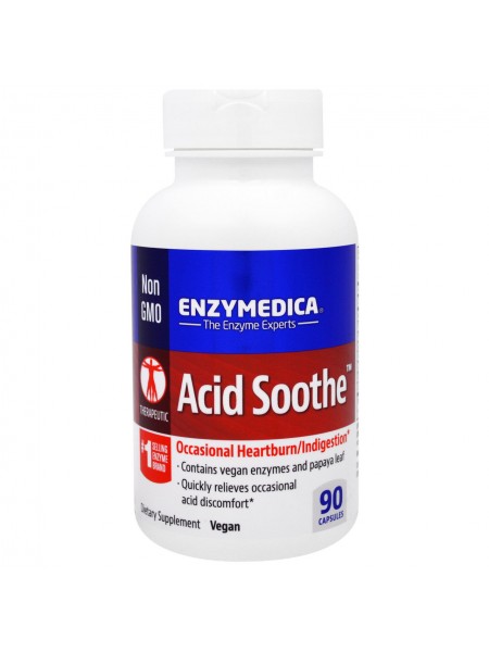 Энзимы Acid Soothe Enzymedica 90 капсул
