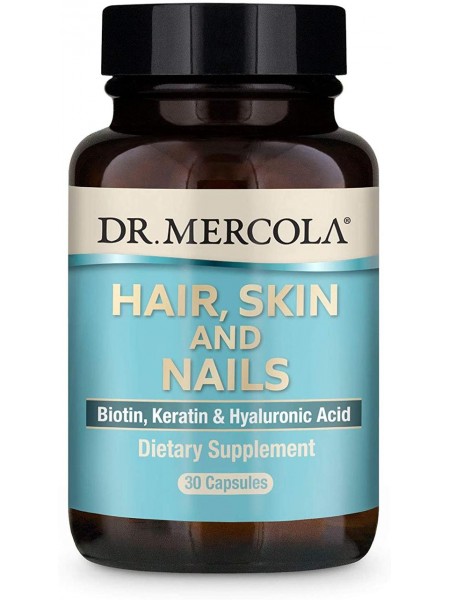 Вітаміни для волосся шкіри та нігтів Hair Skin Nails Dr. Mercola 30 капсул
