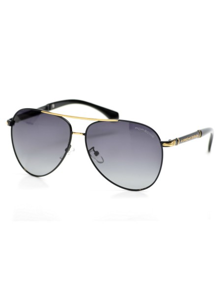 Чоловічі брендові окуляри Porsche Design 8738gg Чорний (o4ki-9352)