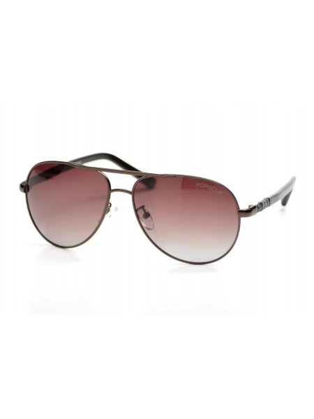 Чоловічі брендові окуляри Porsche Design 8565br Шоколадний (o4ki-9357)