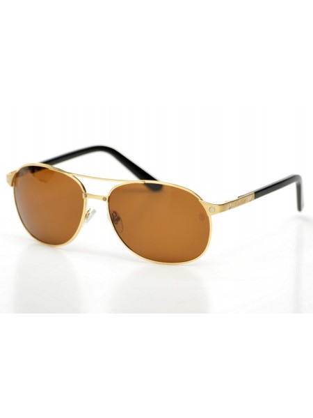Чоловічі брендові окуляри Cartier 8200587br Золотий (o4ki-9504)
