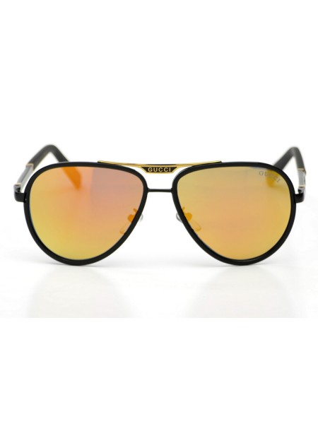 Чоловічі брендові окуляри Gucci 874or-M Чорний (o4ki-9532)