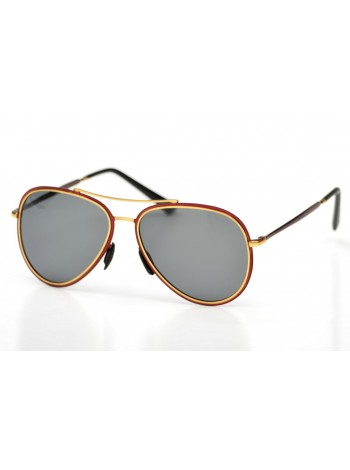 Чоловічі брендові окуляри Gucci 8932r Вишневий (o4ki-9536)