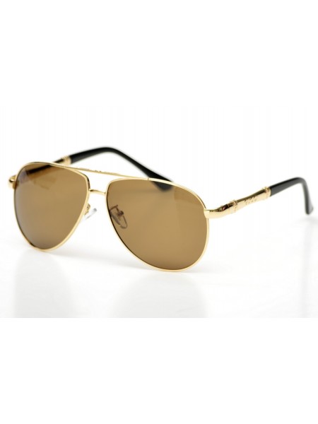 Чоловічі брендові окуляри Gucci 1003g-M Золотий (o4ki-9541)