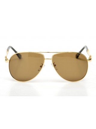 Чоловічі брендові окуляри Gucci 1003g-M Золотий (o4ki-9541)