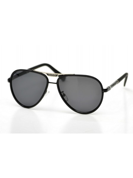 Чоловічі брендові окуляри Gucci 874b-M Чорний (o4ki-9549)