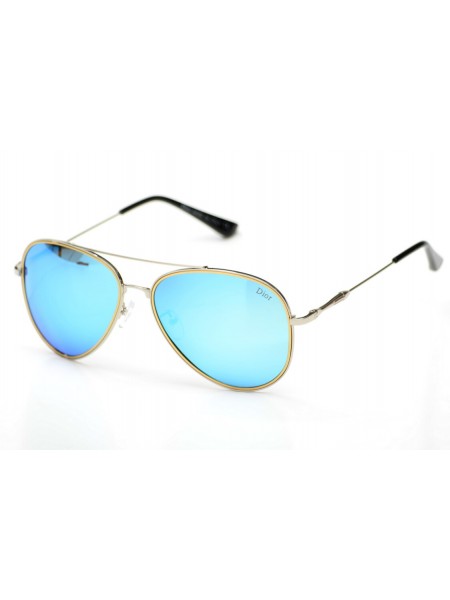Чоловічі брендові окуляри Dior 4396blue-M Металік (o4ki-9575)