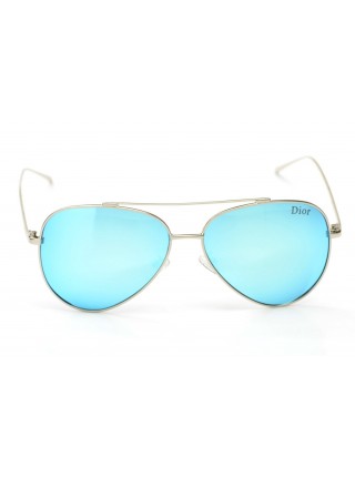 Чоловічі брендові окуляри Dior 0198blue Срібло (o4ki-9611)