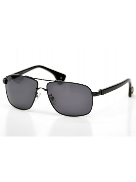 Чоловічі брендові окуляри Chrome Hearts ch802b Чорний (o4ki-9638)