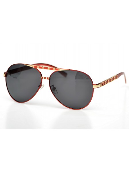Чоловічі брендові окуляри Louis Vuitton 2965r Червоний (o4ki-9645)