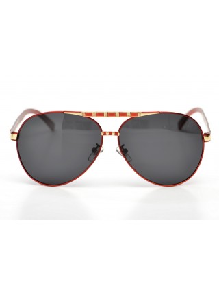 Чоловічі брендові окуляри Louis Vuitton 2965r Червоний (o4ki-9645)